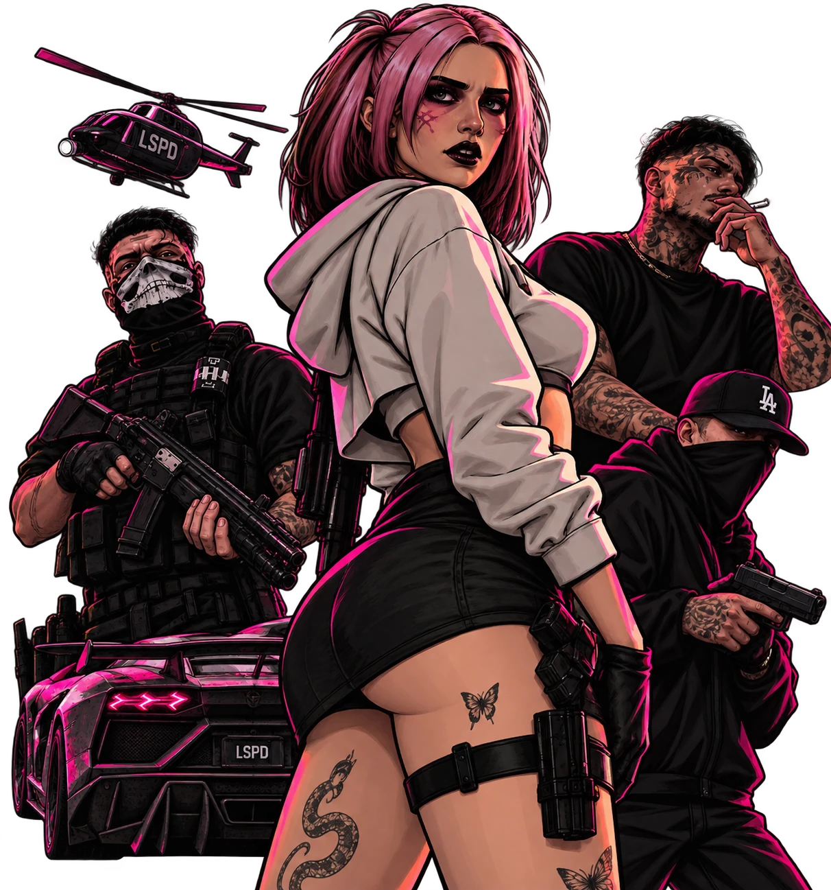 Personajes de Rework Project